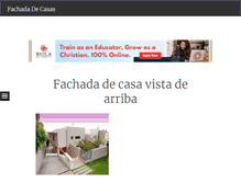 Tablet Screenshot of fachadadecasas.com